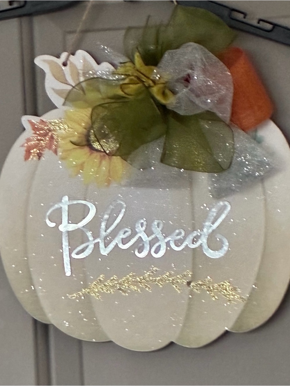 “BE BLESSED” Pumpkin Door or Wall Hanging